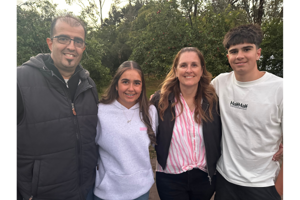 Frank with his family post-transplant